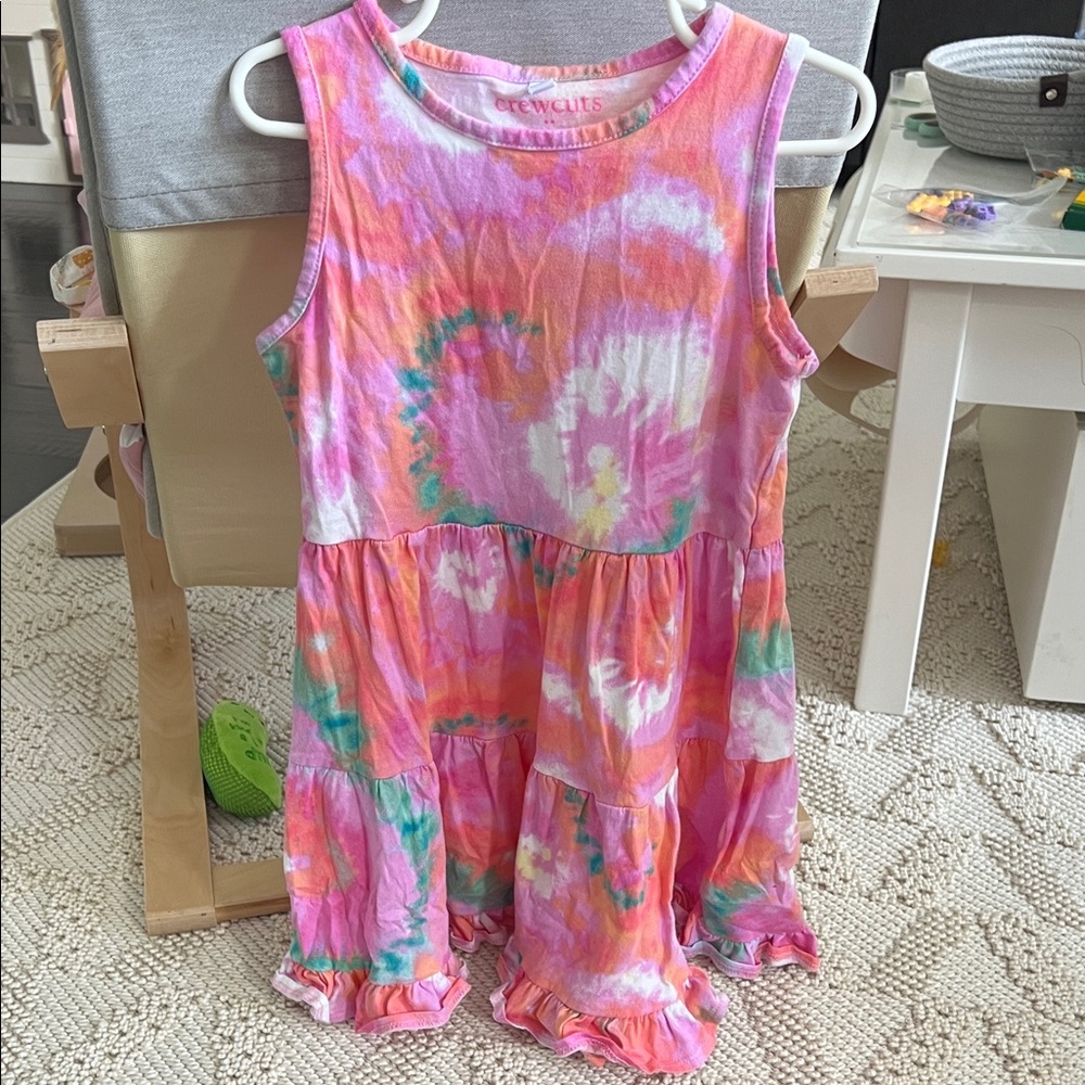 Crewcuts Pink Tie-Dye Sleeveless Dress size 5T